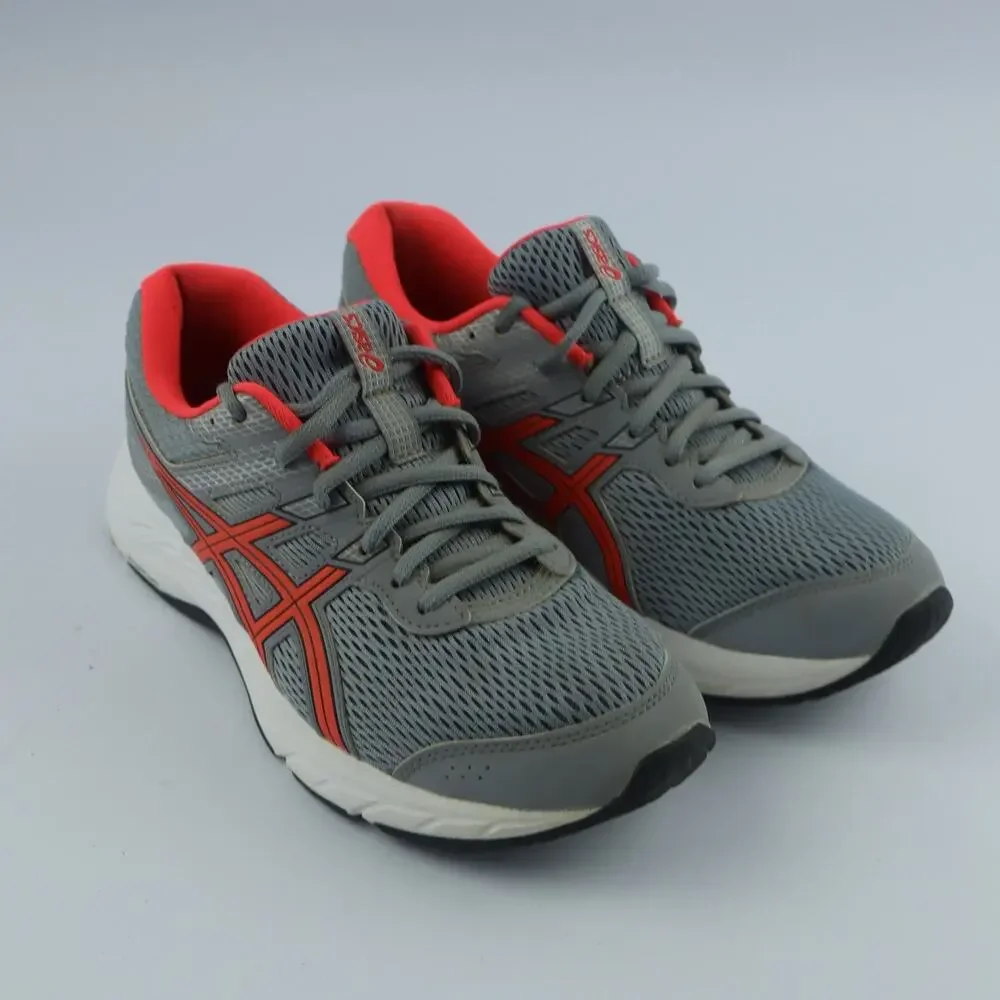 Asics Gel-Contend 6 Running Shoes 1012A571 Women’s 8 D Wide Gray Coral Pink